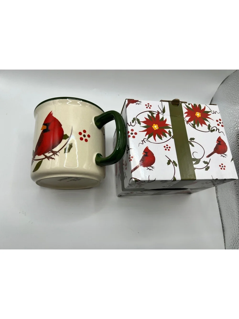 New Red Cardinal Bird Coffee Ceramic Mug